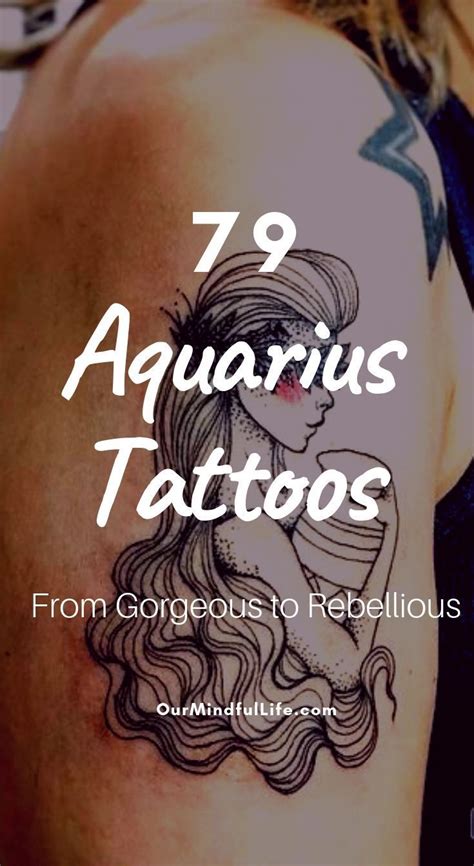 30 Stunning Aquarius Tattoo Ideas: Meanings